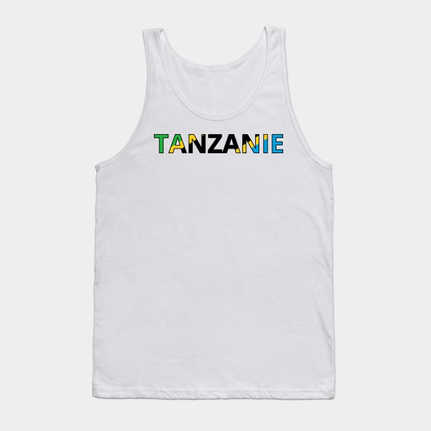 Drapeau Tanzanie Tank Top by Pixelforma